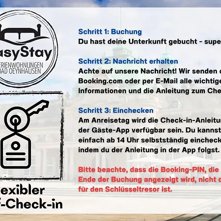 Easystay#4 Cinema In Kliniknaehe Mit Balkon, Boxspringbett & Netflix * Bad Oeynhausen
